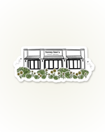 Hand-Drawn Biscuit & Gravy Sticker – Small Premium Vinyl 3″ × 1.33″